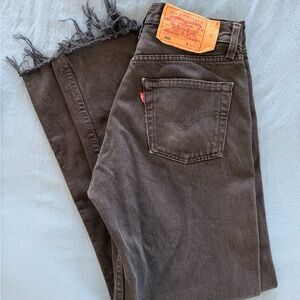 Levi's Black Denim Jeans